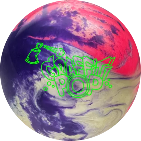 Swag Graffiti Pop Bowling Ball