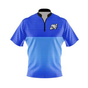 SWAG Blue Stripes Bowling Jersey