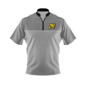 SWAG Grey Stripes Bowling Jersey